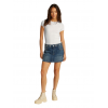 TOMMY JEANS Γυναικείο T-shirt Slim Fit Pointelle Tee DW0DW19493-YBL (Εκρού) TOMMY JEANS Γυναικείο T-shirt Slim Fit Pointelle Tee DW0DW19493-YBL (Εκρού)