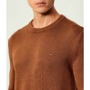 TOMMY JEANS Ανδρικό Βαμβακερό Πλεκτό Slim Fit Essential Sweater DM0DM21787-GVP (Pecan Nut)