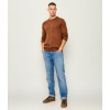 TOMMY JEANS Ανδρικό Βαμβακερό Πλεκτό Slim Fit Essential Sweater DM0DM21787-GVP (Pecan Nut)