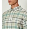 TOMMY JEANS Ανδρικό Βαμβακερό Πουκάμισο Καρό Regular Fit Flannel Shirt DM0DM22024-0H7 (Πράσινο)