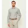 Tommy Jeans  Ανδρικό Λινό Πουκάμισο με Ρίγες Regular Fit DM0DM22755-MBL(Λευκό/Χακί)