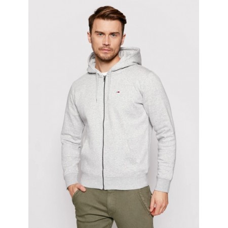 Tommy Jeans Ανδρική Ζακέτα Φούτερ Regular Zip Fleece Hoodie DM0DM09592-P01 (Γκρι)