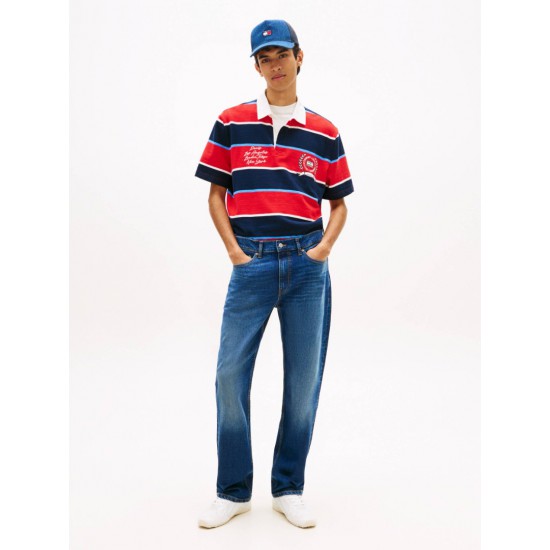 Tommy Jeans Ανδρικό JEAN Ryan Slim Straight Παντελόνι Regular Fit  DM0DM22971-1BK(Medium Blue)