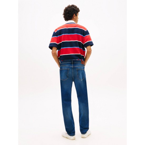 Tommy Jeans Ανδρικό JEAN Ryan Slim Straight Παντελόνι Regular Fit  DM0DM22971-1BK(Medium Blue)