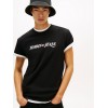 Tommy Jeans  Ανδρικό T-Shirt VINTAGE LA SS TEE Regular Fit DM0DM22548-BDS(Μαύρο)