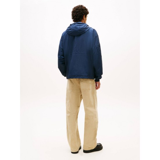 Tommy Jeans  Ανδρικό Μπουφάν CHICAGO Flag Windbraker Oversize Fit DM0DM22736-C1G(Navy)