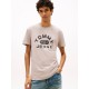 Tommy Jeans  Ανδρικό T-Shirt TJ GYM SS TEE Regular Fit DM0DM22551-PKE(Μπεζ)