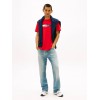 Tommy Jeans Ανδρικό T-Shirt Βαμβακερό SIGNATURE STRIPE TEE Regular Fit DM0DM22539-XL8(Κόκκινο)
