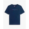 Tommy Jeans  Γυναικείο Βαμβακερό T-Shirt COLOR LINEAR SS TEE EXT RELAXED FIT DW0DW22784-C1G(Navy)
