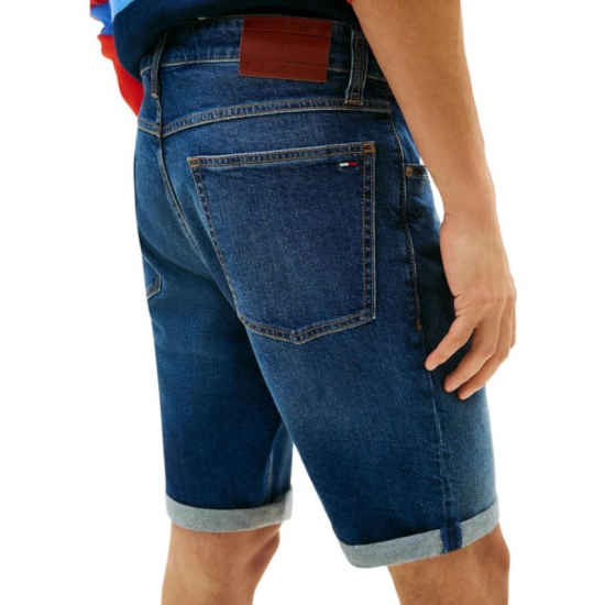 Tommy Jeans  Ανδρικό Ronnie Short Regular Fit DM0DM22980-1ΒΚ Denim Medium(Μπλέ)