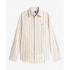 Tommy Jeans  Ανδρικό Λινό Πουκάμισο με Ρίγες Regular Fit DM0DM22755-AES(Μπεζ/Μπλε)