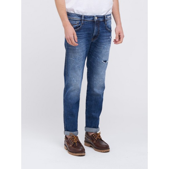 Uniform Jeans Ανδρικό Jean Darrell Skinny Fit Boyfit 7-UM0124.364.S2.050 (Μπλε)