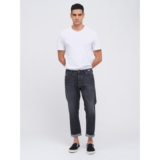 Uniform Jeans Ανδρικό Jean Danny Regular Fit Cropped 7-UM0169.837.BLS.050 (Μαύρο)