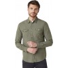 Wrangler Men's Shirt Two Pocket Flap Shirt (Khaki)