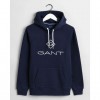 Gant Men's Regular Fit Lock Up Hoodie 2047054 433 Evening Blue