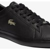 Lacoste Ανδρικά Δερμάτινα Παπούτσια Sneakers Lerond 7-41CMA0015 02H Μαύρα