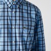 LACOSTE Men’s Regular Fit Check Cotton Poplin Shirt CH4795 00 2Χ0 Blue Turquise