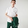 Lacoste Ανδρική Βαμβακερή Polo Pique Μπλούζα Κανονική Γραμμή L.12.12 00 001 Λευκό