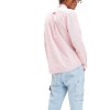 Tommy Jeans Men's Shirt Striped Seersucker Pink Tommy Jeans Men's Shirt Striped Seersucker Pink