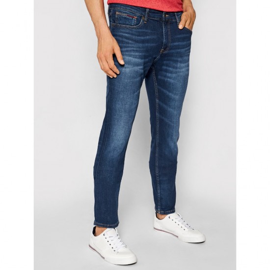 Tommy Jeans Ανδρικό Jean Aspen Scanton Ελαστικό Slim Fit DM0DM09553-1BK (Μπλε Σκούρο)