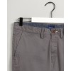 Gant Ανδρικό Βαμβακερό Παντελόνι Twill Chinos Hallden  Στενή Γραμμή 1500038 36 Γκρι