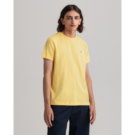 Gant Men's Original T-Shirt Banana Yellow