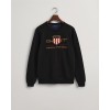 Gant Men's Regular Fit Archive Shield Sweat 2046071 5 Black