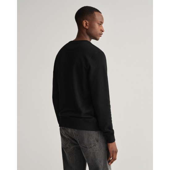 Gant Men's Regular Fit Archive Shield Sweat 2046071 5 Black