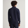 Gant Men's Regular Fit Original Full-Zip Cardigan 2048004 433 Evening Blue