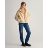 Gant Women's Tonal Crew Neck Sweater 4203670 258 Toffee Beige