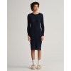 Gant Women's Twisted Cable Dress 4502048 433 Evening Blue