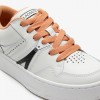 Lacoste Γυναικεία Δερμάτινα Παπούτσια Sneakers L005 7-44SFA0048 291 Λευκά