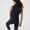 Lacoste Γυναικεία Βαμβακερή Αμάνικη Polo Pique Μπλούζα Στενή Γραμμή PF5445 00 166 Μπλε Lacoste Γυναικεία Βαμβακερή Αμάνικη Polo Pique Μπλούζα Στενή Γραμμή PF5445 00 166 Μπλε