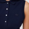 Lacoste Γυναικεία Βαμβακερή Αμάνικη Polo Pique Μπλούζα Στενή Γραμμή PF5445 00 166 Μπλε Lacoste Γυναικεία Βαμβακερή Αμάνικη Polo Pique Μπλούζα Στενή Γραμμή PF5445 00 166 Μπλε