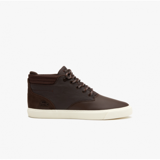 Lacoste Ανδρικά Μποτάκια Chukkas 7-40CMA0020 1W7 Σκούρο Καφέ