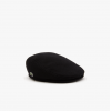 LACOSTE Unisex Wool Felt Blend Beret RK0372 00 031 Black