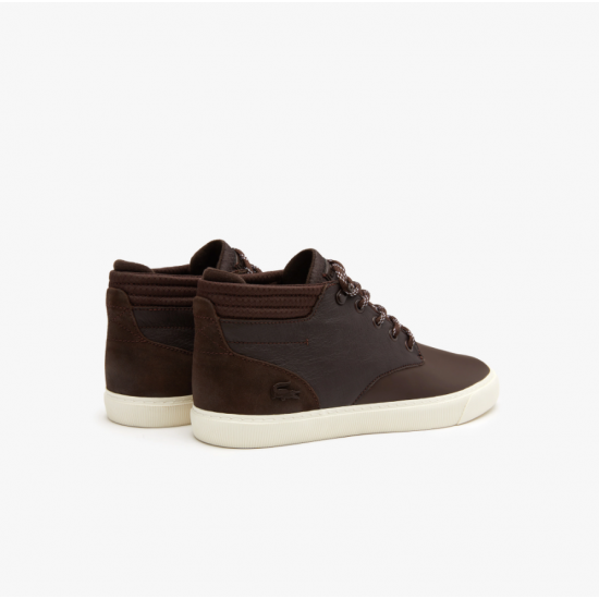 Lacoste Ανδρικά Μποτάκια Chukkas 7-40CMA0020 1W7 Σκούρο Καφέ