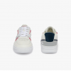 LACOSTE Ανδρικά Δερμάτινα Παπούτσια Sneakers L001 7-42SMA0092 407 Λευκά