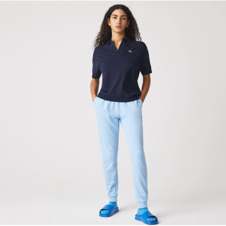 Lacoste Women's Loose fit Flowy Piqué Polo Shirt Navy Blue