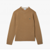 Lacoste Men's Regular Fit Crew Neck Wool Sweater AH1988 00 GE2 Beige