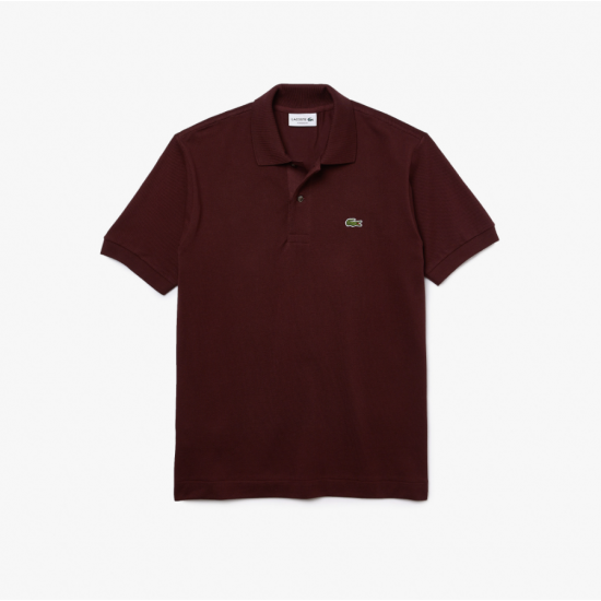 Lacoste Men's Classic Fit Polo Pique Shirt L.12.12 00 BZD Bordeaux