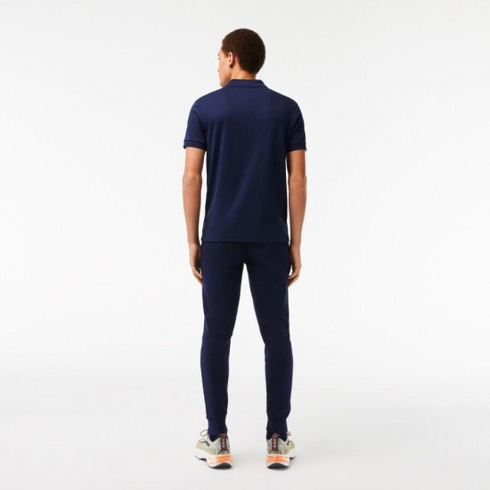 LACOSTE Men's Organic Cotton Regular Fit Fleece Trackpants XH9624 00 166 Blue