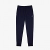 LACOSTE Men's Organic Cotton Regular Fit Fleece Trackpants XH9624 00 166 Blue