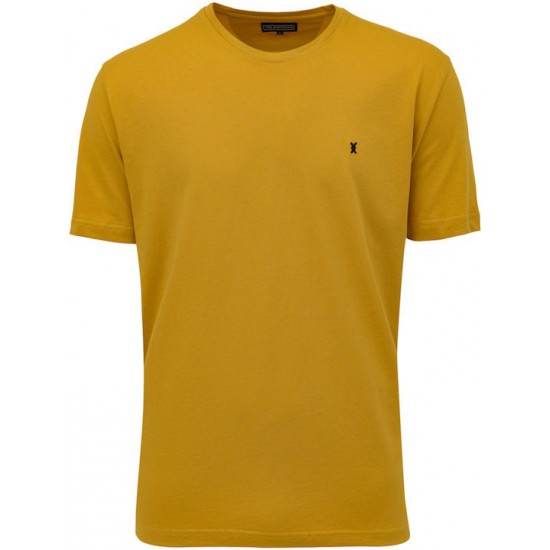 The Bostonians Ανδρικό Βαμβακερό T-Shirt  Κανονική Γραμμή TS1241 B00295 Κίτρινο
