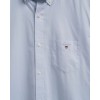 Gant Men's Cotton Regular fit Broadcloth Shirt ΅3046400 420 Muted Blue