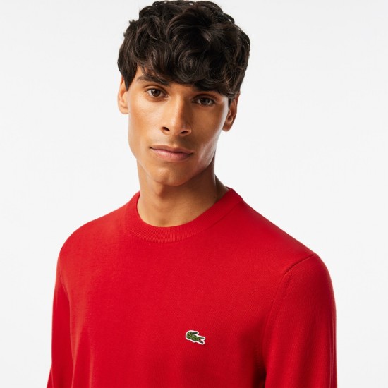 Mens red clearance lacoste jumper