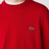 Lacoste Ανδρικό Βαμβακερό Πλεκτό Λαιμόκοψης Κανονική Γραμμή AH1985 00 240 Κόκκινο