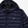 Lacoste Ανδρικό Καπιτονέ Μπουφάν Quilted Στενή Γραμμή BH0539 00 HDE Σκούρο Μπλε