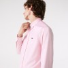 LACOSTE Men's Regular Fit Premium Cotton Shirt CH2933 00 ADY Pastel Pink