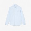 Lacoste Men's Regular Fit Premium Cotton Shirt CH2933 00 HBP Pastel Blue